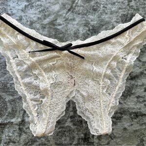 Victoria's Secret White Lace Panties Intimates